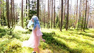 Cutie elves loves BadDragon dildo masturbate pussy anal