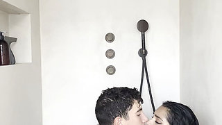 My Busty Girlfriend Yasmina Khan Gets Hot in the Shower and Gets All My Milk Out of Me