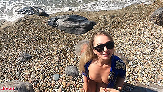 I Fuck on Beach in Ass and Pussy and I Don't Care if Anyone Sees Me Jessijek