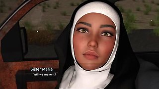 Step Sister Maria Loses Virginity in Church Van - 4K HD 3D Sex Animation