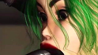 Sci-fi soldier fucks hard a hot woman with huge boobs in the lab