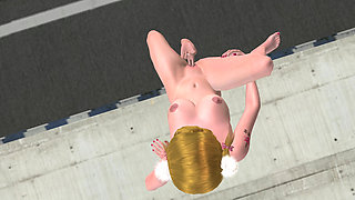 Cute Blond Girl Gets Fingered to Intense Orgasm 3D Cartoon Hentai