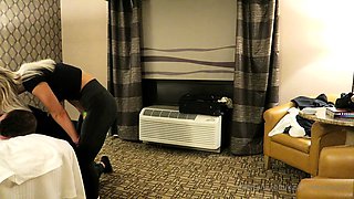 MILF blonde live toys webcam show in shower