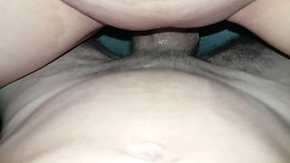 40-year-old woman with a large clitoris loves a thick cock in her pussy