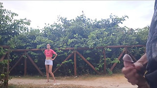 Masturbation: I Showed My Hard-on to a Slut in the Park!