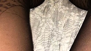 A nylon and foot fetish