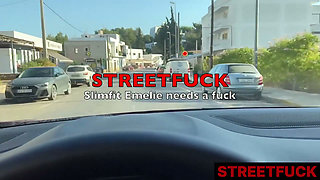 Streetfuck Slimfit Emelie Needs a Outdoor Fuck