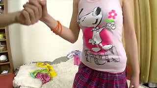 Student teen bitch fucked bareback by young dude big cock and cum in mouth deepthroat 25