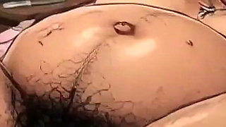 Pregnant Hairy Bush Masturbation - Wet Hairy Pussy Rubbing & Creamy Orgasm