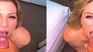 VR 3D - Big Boobed MILF Sucks and Fucks BBC