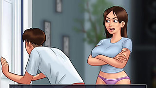 SUMMERTIME SAGA STEPMOM (DEBBIE) SEX SEEN