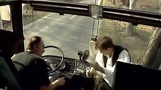 This French Babe Got Anal Fucked in Bus