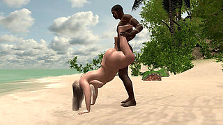 Curvy Tourist Loves BBC l 3D Animation Hentai Uncensored