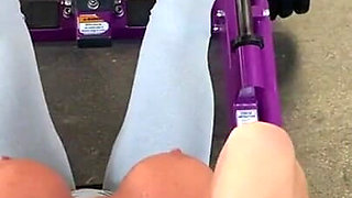 At the Gym Topless, Like This Video if You Would Workout with Me..‍