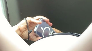 I Suck My Boyfriend's Cock in My Friend's Car and Then He Cum Inside Me