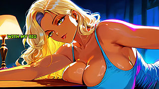 Blonde Trophy Wife Seduces Husband’s Young Partner - Uncensored Hentai - Ai