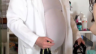 Shy Teen Eleanor Gets Her Hairy Pussy Examined with Doctors Fingers