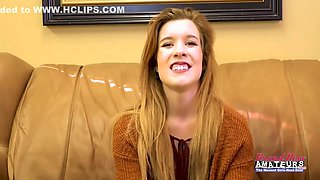 Santas Helper Ginger Hottie Keaton Masturbates And Sucks A Dick To Milk!