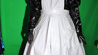 Layered PVC Breathplay with Bonnet over Hood