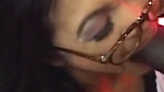 Fishnet Asian chick banged by a BBC dude and milked in mouth
