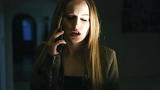 Girls Kissing Girls Midnight Erotic Scene 3 - Blonde Peeping Wifey Scarlett Sage and Tattooed Jessie Lee at SweetHeartVideo