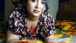 Full Face Doggy Style Sex with Bangla Talking - Real Bangladeshi Couple
