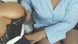 Naughty Teen Gets Taught a Lesson by Two MILFs