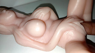 Mini Sex Doll Fucked by Big Fingers