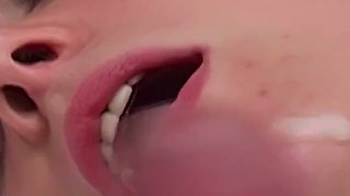 Sexy Blonde Porn Babe Ava Martin in Big White Cock Threesome