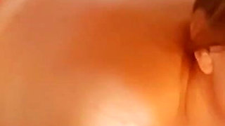 Red underwear, stockings, i will take off my bra and fuck my tits, suck big black cock and play with my pussy.