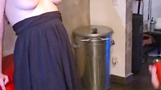 Testing Tools on Tits in BDSM Appartment - Floggers, Crops, Paddle
