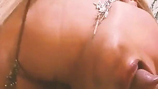 Fucking in Places Scene-2_blonde with a Big Ass in Lingerie Enjoys Sex in a Public Bathroom