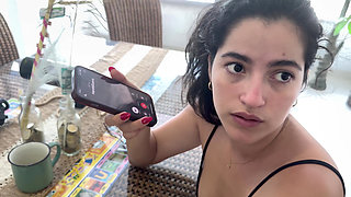 The Stepson Fucks the Ass of the Maid Hired by His Stepmother