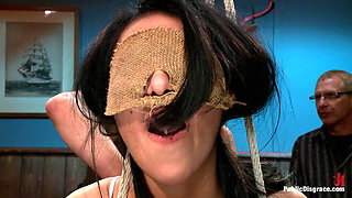 20 Yr Old Gets Tied up for the First Time Ever! Fisted, Made to Squirt, Pounded in the Ass,