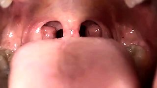 Giantess femdom goddess teasing with her beautiful big mouth