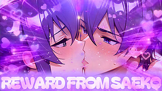 Saeko pays her bills for being saved with her warm body (Sex JOI)