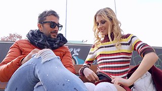 Gerson Denny's Teasing Tongue in a Sultry European Affair