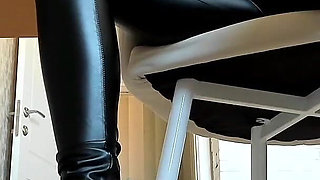 Goddess Worship in Shiny Leggings and Pumps