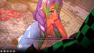 My Hentai Fantasy - The Farewell Blowjob with Mitsuri Kanroji from Demon Slayer: Kimetsu no Yaiba