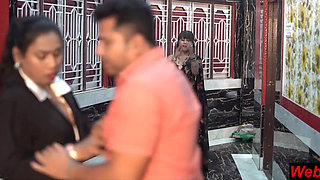 Cheating Husband Fucking Hotel Girl and Wife Caught Him! Reality Sex