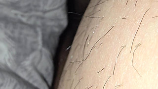 Step mom saw step son erection and handjob him hard to cum