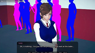 Cosy Cafe Part 3 - Sexy Headmistress