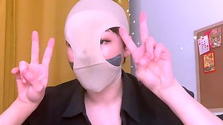 asian girl tape gagged n panty hooded