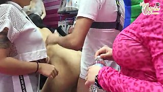 Fan Gets Lucky with Mia Marin, Giselle Montes, and Yamileth Ramirez in Hot Threesome