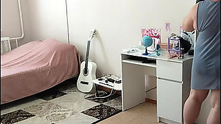 I Spied on My Mother-in-law and How She Was Cleaning up the Room Naked