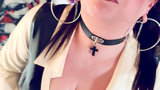 Latex Schoolgirl Tina Snua Smoking A Cigarette From Her Mum's Packet