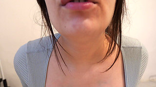 My Pregnant Big Ass MILF Wife Masturbates in the Bathroom, Secretly While Her Husband Is at Home