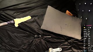 Big boobs webcam slut toys her asshole