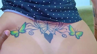 I Let Them Study and the Naughty Girl Went to Give Her Ass