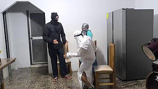 The pastor gives us his blessing and we fuck in the house! We are all blessed by the great Lord, creator of everything